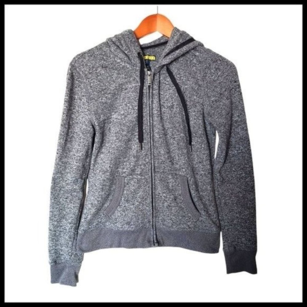 Aeropostale Prince & Fox Gray Sweater Fleece Zip Up Hoodie‎ Sweatshirt M
